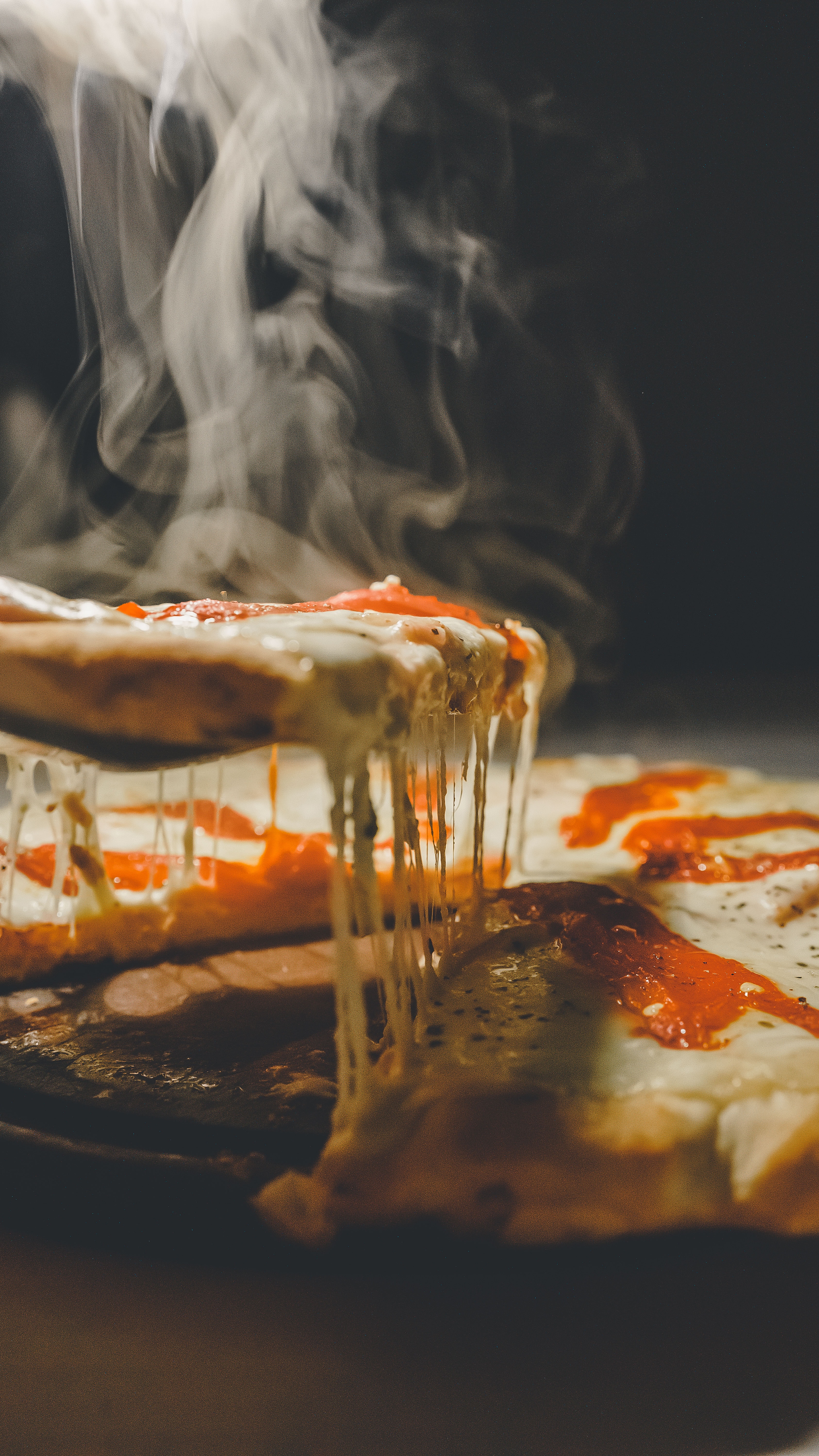 pizza fumante